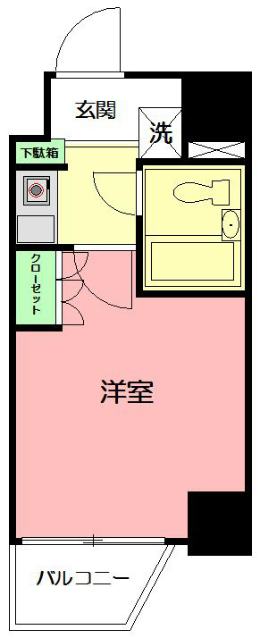 ダイアパレスアクティブシティ本厚木 906号室 間取り