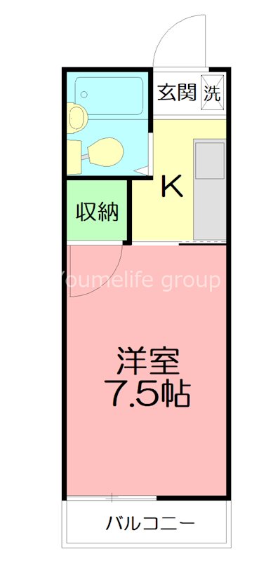 コーポアルファー 202号室 間取り