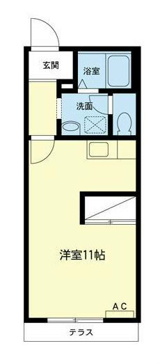 リブェールハイツＡ 102号室 間取り