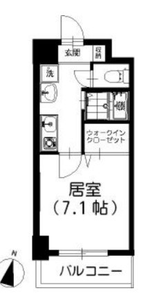 ルート茅ヶ崎 403号室 間取り