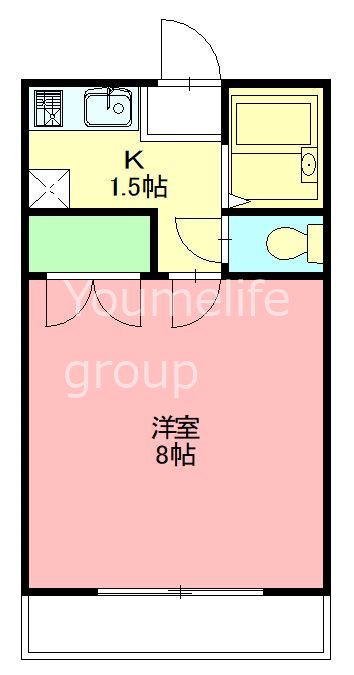 アムール湘南 103号室 間取り