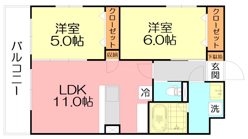 ParkLane八松(パークレーン) 101号室 間取り