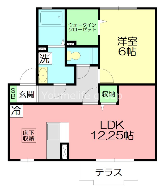エスペランサB 101号室 間取り