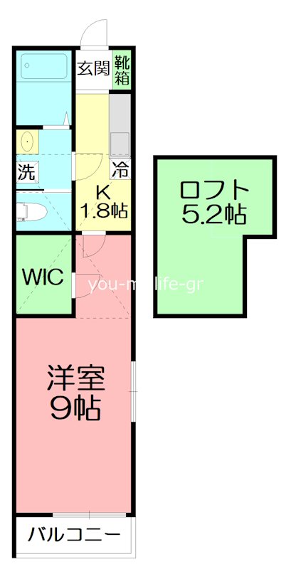サクラセラピア 101号室 間取り