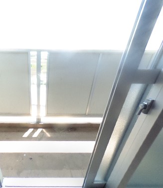 ビレッジハウス大島1号棟 ベランダ