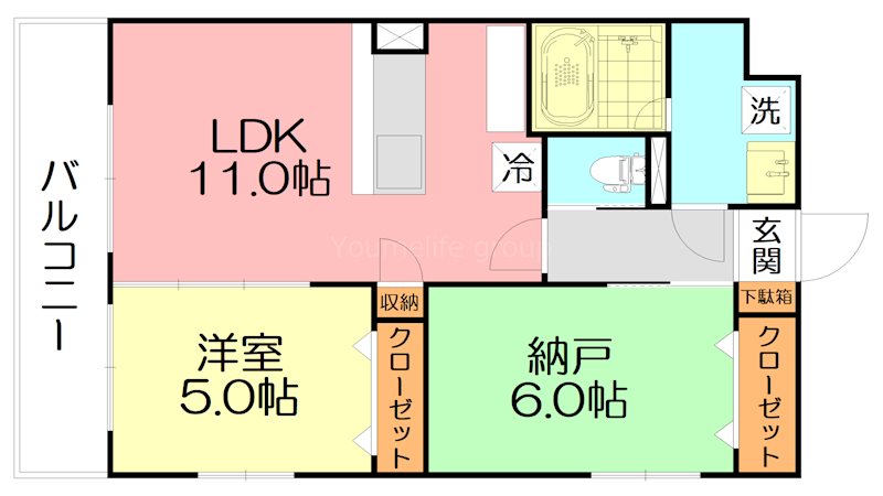 ParkLane八松(パークレーン) 202号室 間取り