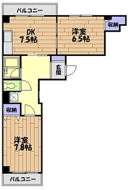 クインズヒル 303号室 間取り