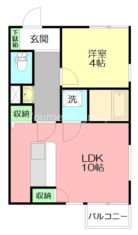 L・スタイリオ小田原 203号室 間取り