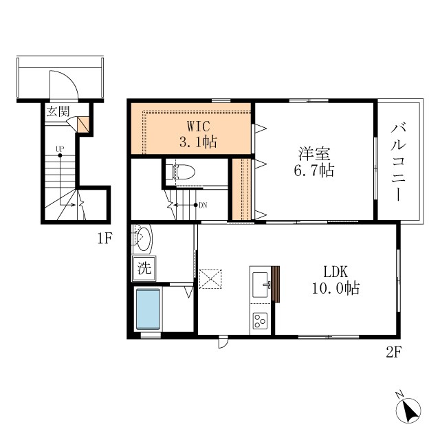 Maison Atoo 201号室 間取り