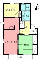 フレア桜ヶ丘Ｂ 間取り