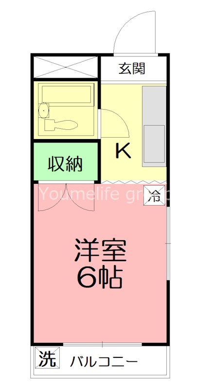 ハイム松栄 301号室 間取り