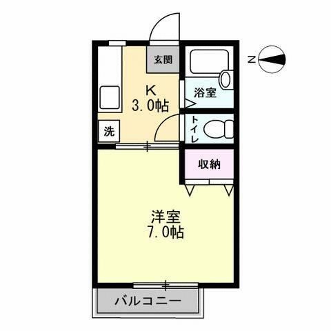 SUNLIFE湘南 204号室 間取り