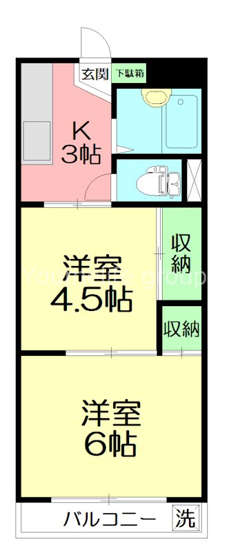 エステイトE藤沢 106号室 間取り