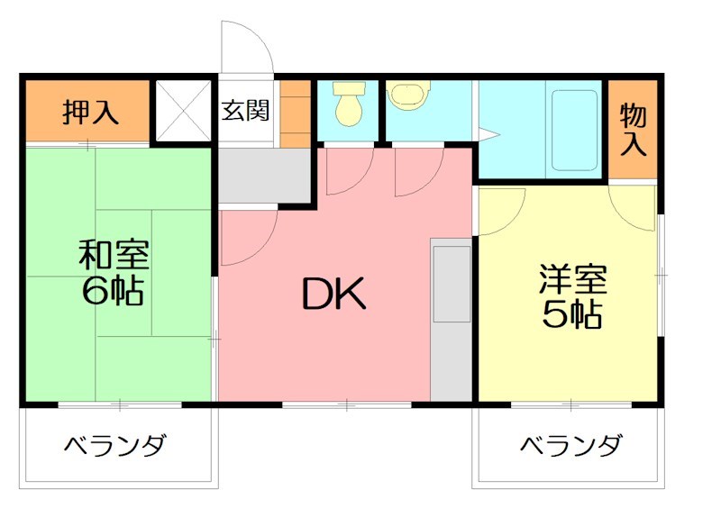 相湘11栄町ビル 301号室 間取り