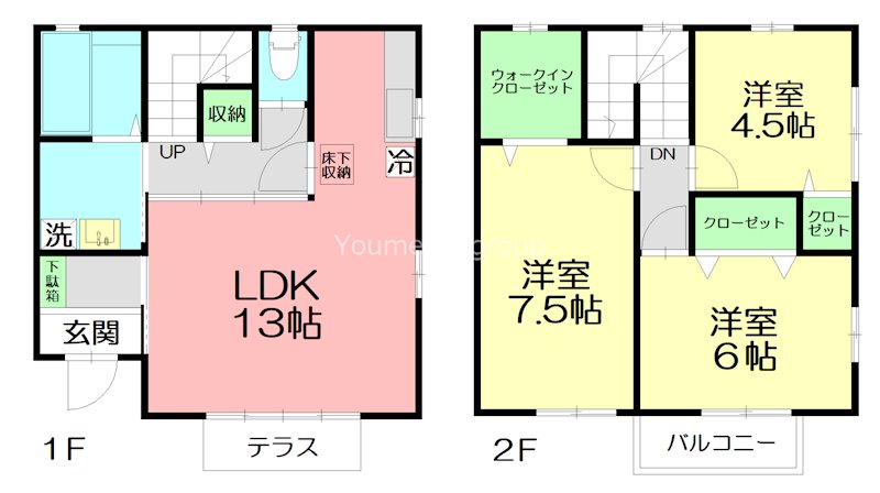 メゾンド小坂 A号室 間取り