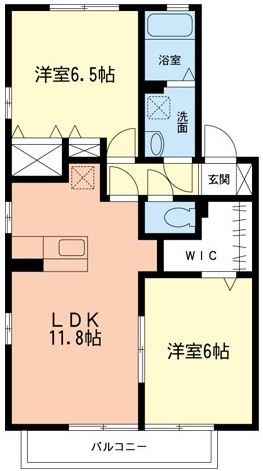 ファミールM-B 202号室 間取り