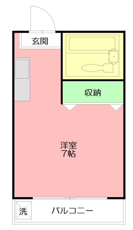 メゾン・ド・ブラン東海大学前 A204号室 間取り