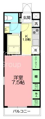 リブリ・フローラルコート 103号室 間取り