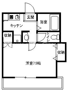 フローレンス 103号室 間取り