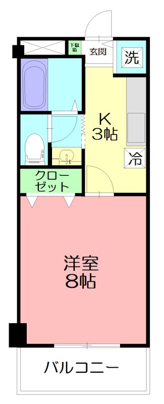ブランシュ 306号室 間取り