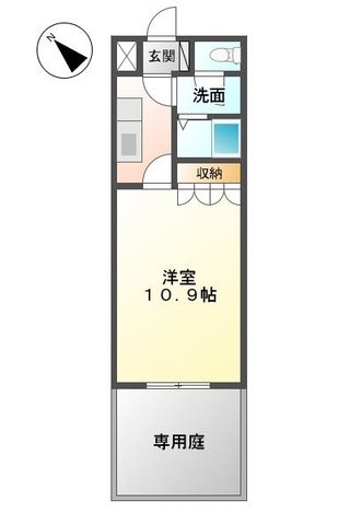 コンフォルト・T 102号室 間取り