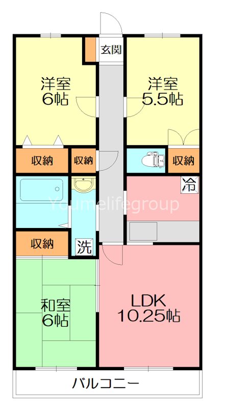若宮ビル 301号室 間取り