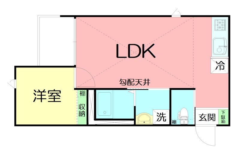 モナ・ローベル 201号室 間取り