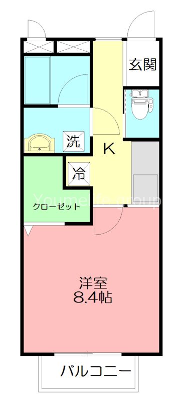 パレット39　B棟 303号室 間取り