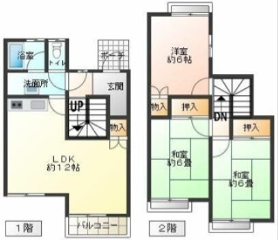 ビラコモンズ A3号室 間取り