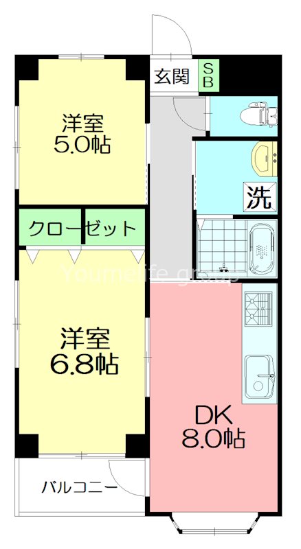 ココサ 301号室 間取り