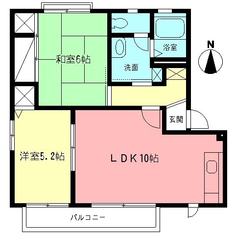 Will　Ⅰ 202号室 間取り