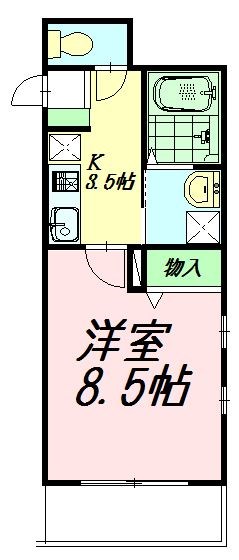 ファーストテラス鵠沼 204号室 間取り