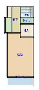 エムハイツ 101号室 間取り
