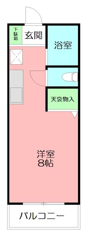 コーポセキ  202号室 間取り