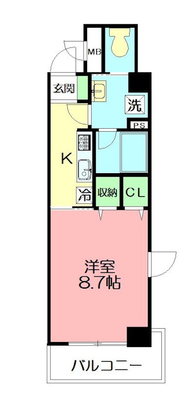 リトルパウ 301号室 間取り