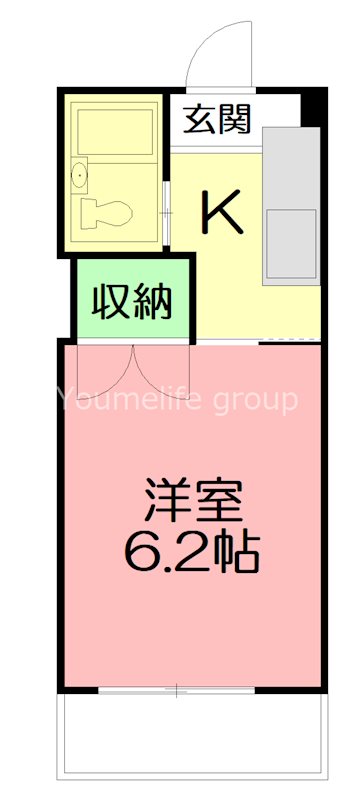 コスモ桜台 303号室 間取り