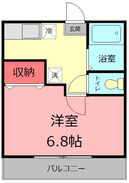 メゾン ドゥ キラ 101号室 間取り