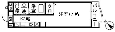イルリモーネ 402号室 間取り