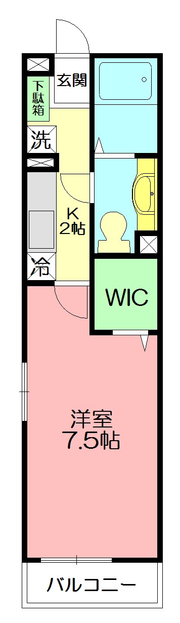 ダイワハウス 105号室 間取り