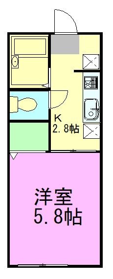 ベルウッド湘南 203号室 間取り