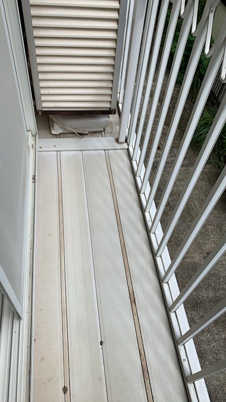 富岡ハイツ ベランダ