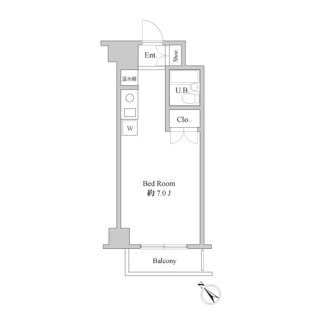 リアライズ伊勢原 406号室 間取り