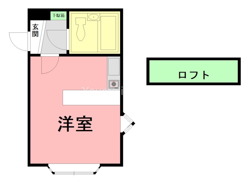 ベルビア東海大学前4-2 間取り