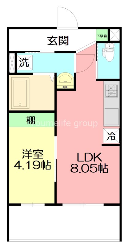 Grand Arbre(グランアーブル) 103号室 間取り