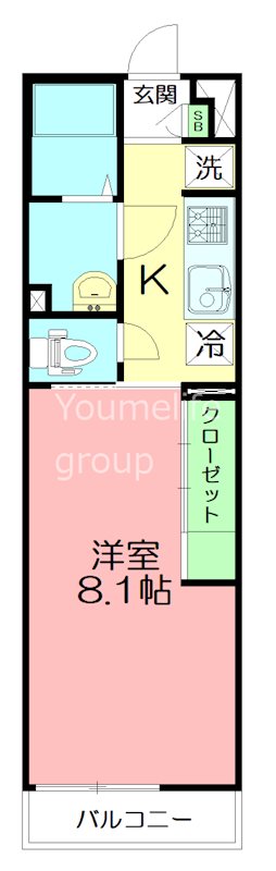 リブリ・藤沢ザ・テラス 303号室 間取り