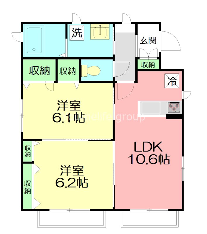 M・SハイムA 間取り