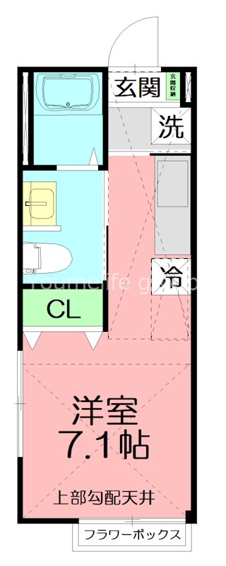 コントレイル湘南  B-3号室 間取り