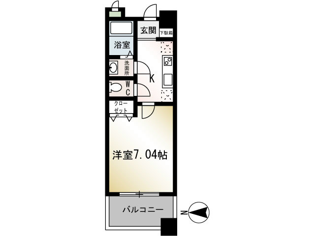 SK3 305号室 間取り