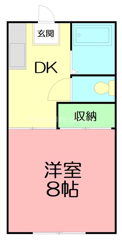 晴海ハイツ 203号室 間取り