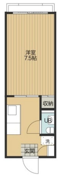 東邦ハイツ 410号室 間取り